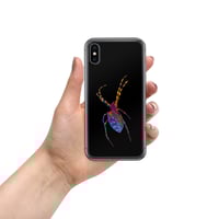 Image 3 of Case for iPhone® - Spider Rainbow Glow on Black
