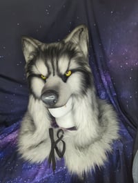 Image 4 of Wolf Fur realistic head Mask