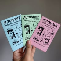 Image 1 of autonomy zine