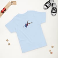Image 4 of Toddler Jersey T-shirt - Spider Rainbow Glow