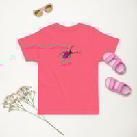 Image 5 of Toddler Jersey T-shirt - Spider Rainbow Glow