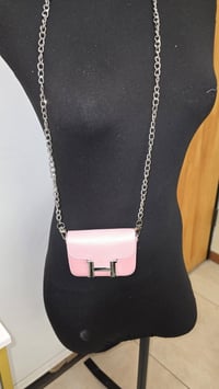 Image 2 of Pink H Belt Bag or Waist Bag