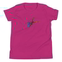 Image 11 of Youth Short Sleeve T-Shirt - Spider Rainbow Glow