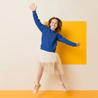 Image 5 of Youth Sweatshirt - Spider Rainbow Glow