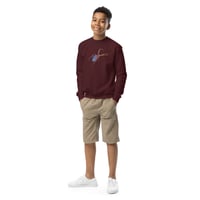 Image 3 of Youth Sweatshirt - Spider Rainbow Glow