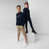Image 7 of Youth Sweatshirt - Spider Rainbow Glow