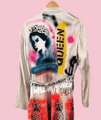 Image 1 of SALE ¥ QUEEN ¥ SPECIAL  ¥ upCyclinG viLLaGe punK¥IbiZa ¥TrenChcoaT¥ festival