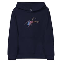 Image 8 of Youth Hoodie - Spider Rainbow Glow