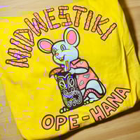 Image 1 of MIDWESTIKI 100% Cotton Men's Cut T-Shirt DAISY YELLOW