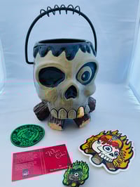 Image 5 of WHAT’S COOKIN’? Limited Edition “Creepy Cauldron Black” 36 oz Tiki Mug