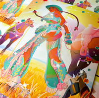 Image 2 of Rhinestone Cowgirl Holo Print