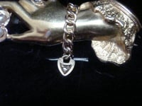Image 2 of VICTORIAN 15ct HAND PEARL ROSE CUT DIAMOND BROOCH