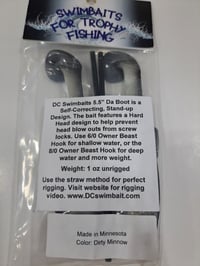 Image 3 of DC Swimbaits- Da Boot Dirty Minnow 