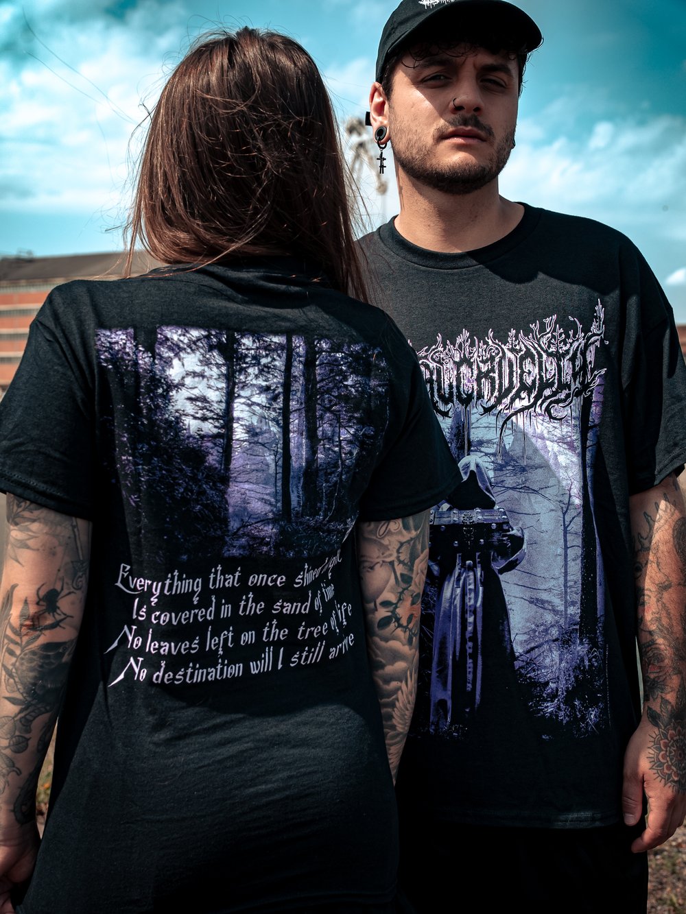 Image of SYMPHONY OF A DYING STAR SHIRT PURPLE