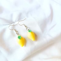 Image 2 of LEMONADE earrings + keychain 