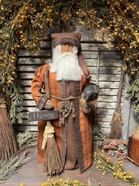 Image 1 of #1.... Olde Harvest Santa ~ Crow ~ Broom ~