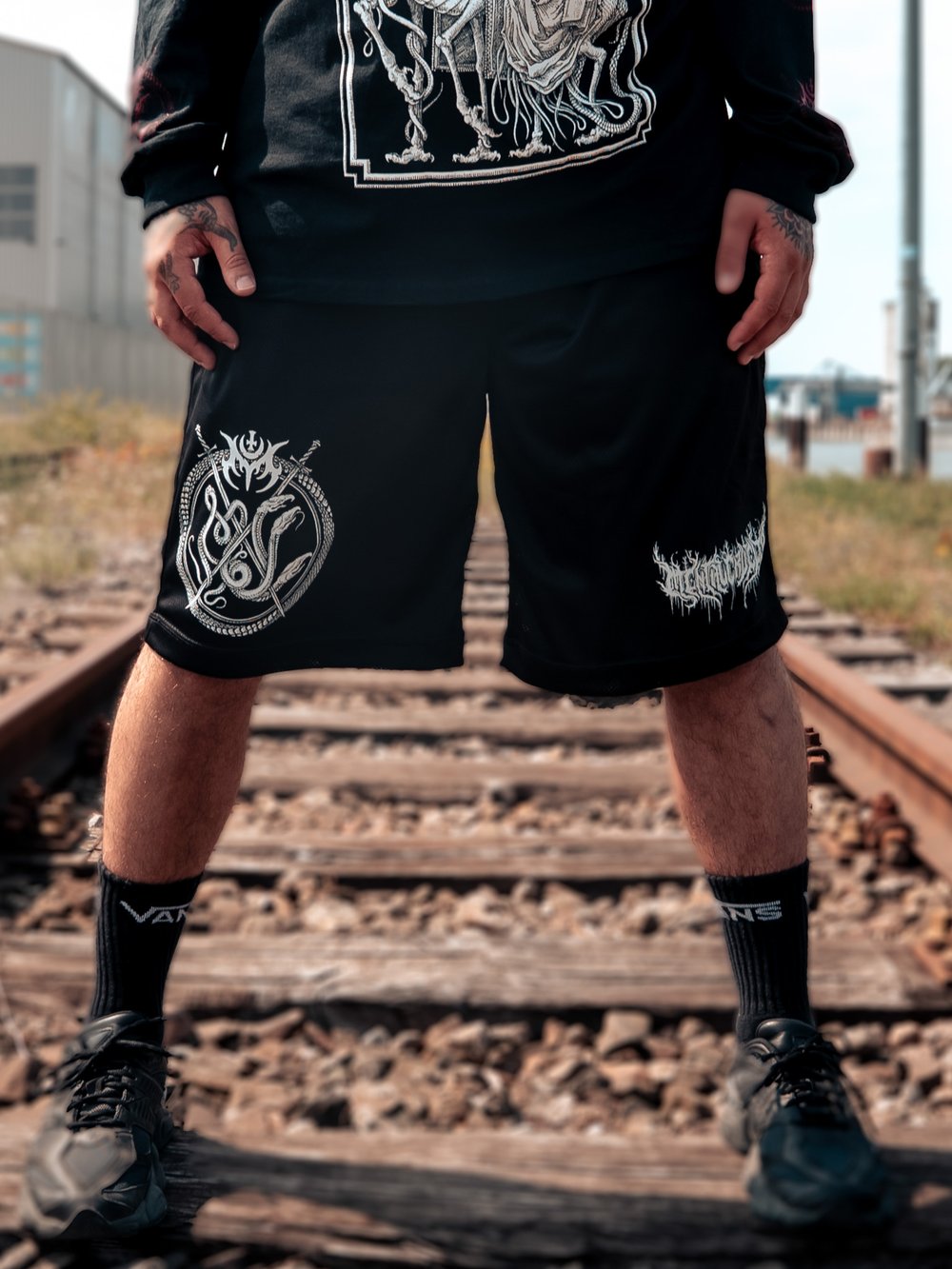 Image of SNAKES MESH SHORTS