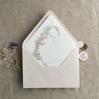 Image 5 of Marianne's bouquet floral printed vellum wraps + envelope liners PACK of 10
