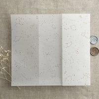 Image 6 of Stella Celestial printed vellum wrap for 5x7 inches PACK of 10