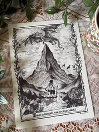 Image 1 of Home is behind, the world ahead Giclee Print