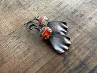 Image 6 of Earthy Red earrings. n7