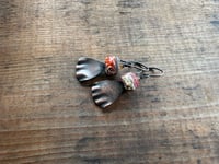 Image 7 of Earthy Red earrings. n7