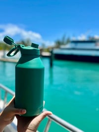 Image 1 of TAL WATER BOTTLE 64oz - Bahama green. 