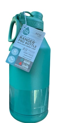 Image 3 of TAL WATER BOTTLE 64oz - Bahama green. 