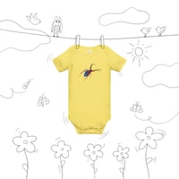 Image 12 of Baby Onesie - Spider Rainbow Glow