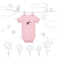 Image 10 of Baby Onesie - Spider Rainbow Glow