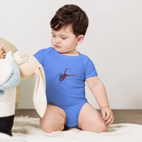 Image 5 of Baby Onesie - Spider Rainbow Glow