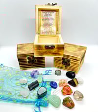 Large Crystal Collection - Wood Box