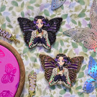 Image 1 of Crying Butterfly enamel pin