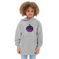 Image 1 of Youth Hoodie - Jack O Lantern Retro Purple Glow