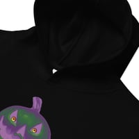 Image 8 of Youth Hoodie - Jack O Lantern Retro Purple Glow