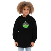 Image 2 of Youth Hoodie - Jack O Lantern Vintage Green-Black