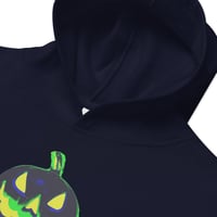 Image 7 of Youth Hoodie - Jack O Lantern Vintage Green-Black
