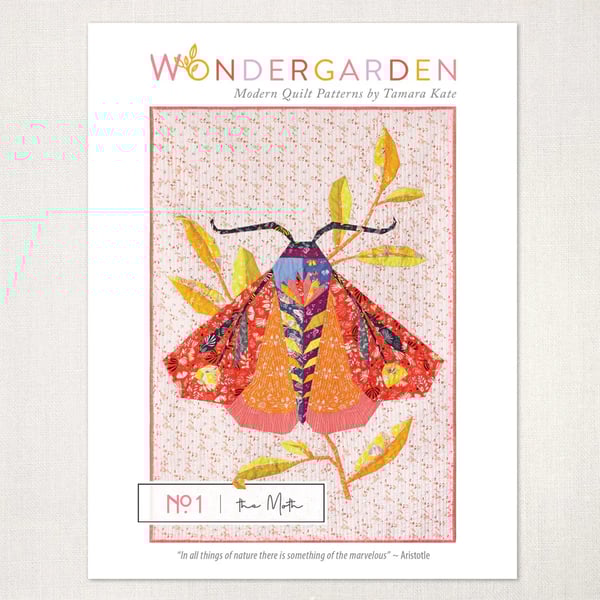 Image of The Moth FPP Pattern by Wondergarden & Tamara Kate