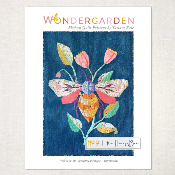 Image of The Honey Bee  FPP Pattern by Wondergarden & Tamara Kate