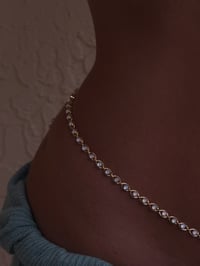 Image 1 of White Opal Waist Chain (Gold or Silver)