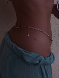 Image 4 of White Opal Waist Chain (Gold or Silver)