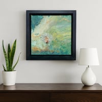 Image 1 of Citrine Crystal Infused Abstract Painting