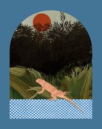 Gecko of Turtle Swamp Print