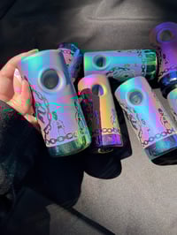 Image 2 of 50% OFF SALE!! Small Imperfection Colorful Frosted Glass Pipe