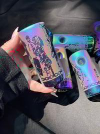 Image 9 of 50% OFF SALE!! Small Imperfection Colorful Frosted Glass Pipe