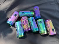 Image 14 of 50% OFF SALE!! Small Imperfection Colorful Frosted Glass Pipe
