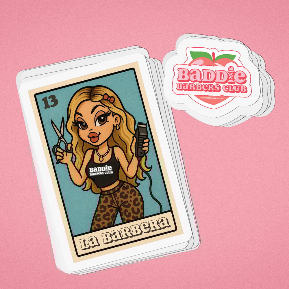 Image of Baddie Barbers Club Sticker Pack