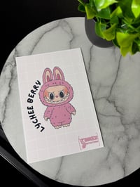 Image 7 of Cute trendy bear like Art Prints, Macaron Monsters Art Prints