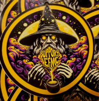 4" Chopper Wizard Sticker.