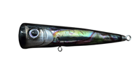 Image 1 of 80g Black, Pearl Cone Head Popper
